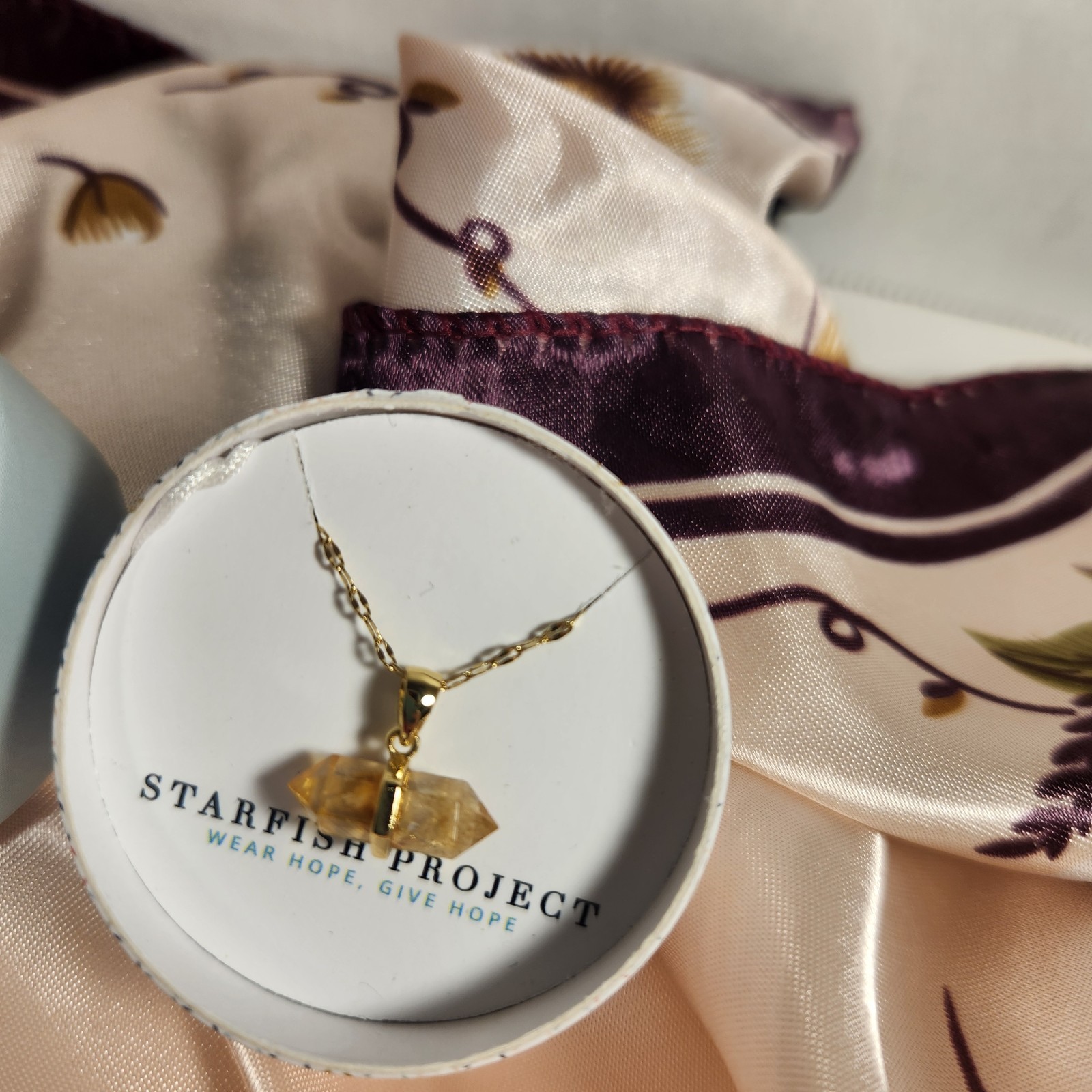 Starfish Project Jewelry, Necklace, New In Box, stone