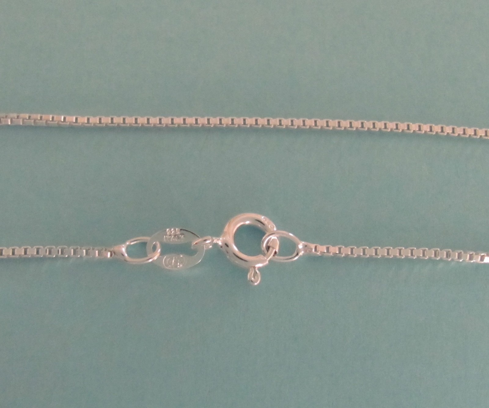 Sterling Silver 925 dainty 1mm Box Chain 14,16,18, 20, 22, 24