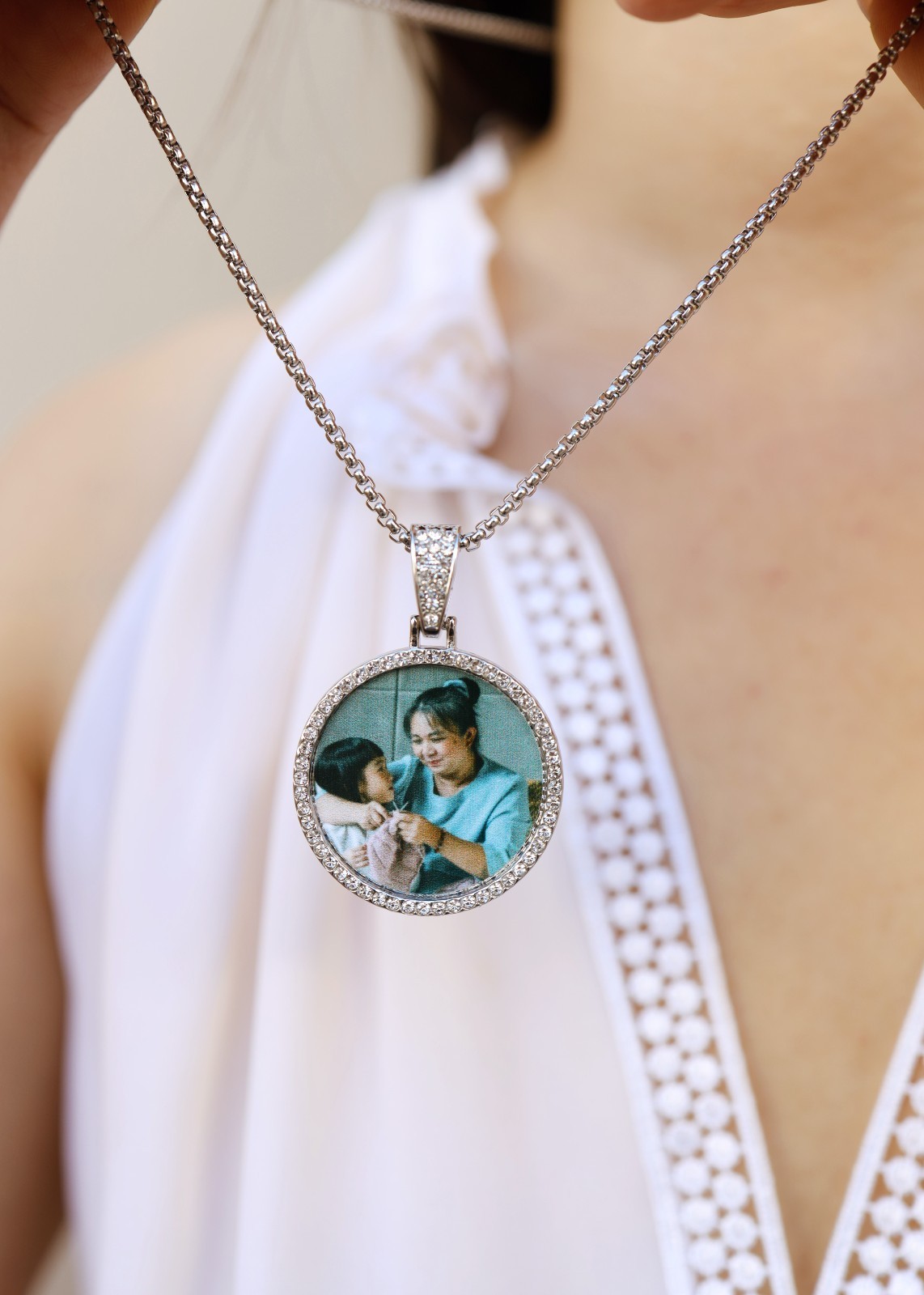 Personalized Picture Necklace, Custom Photo Necklace, Photo Pendant, Photo Jewel