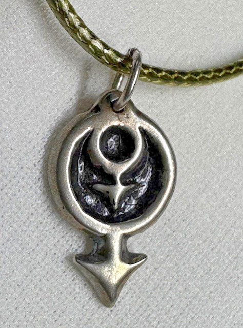 Mars and mars Male symbols 925 Pendant Gay Pride LGB original signed by JKL 147