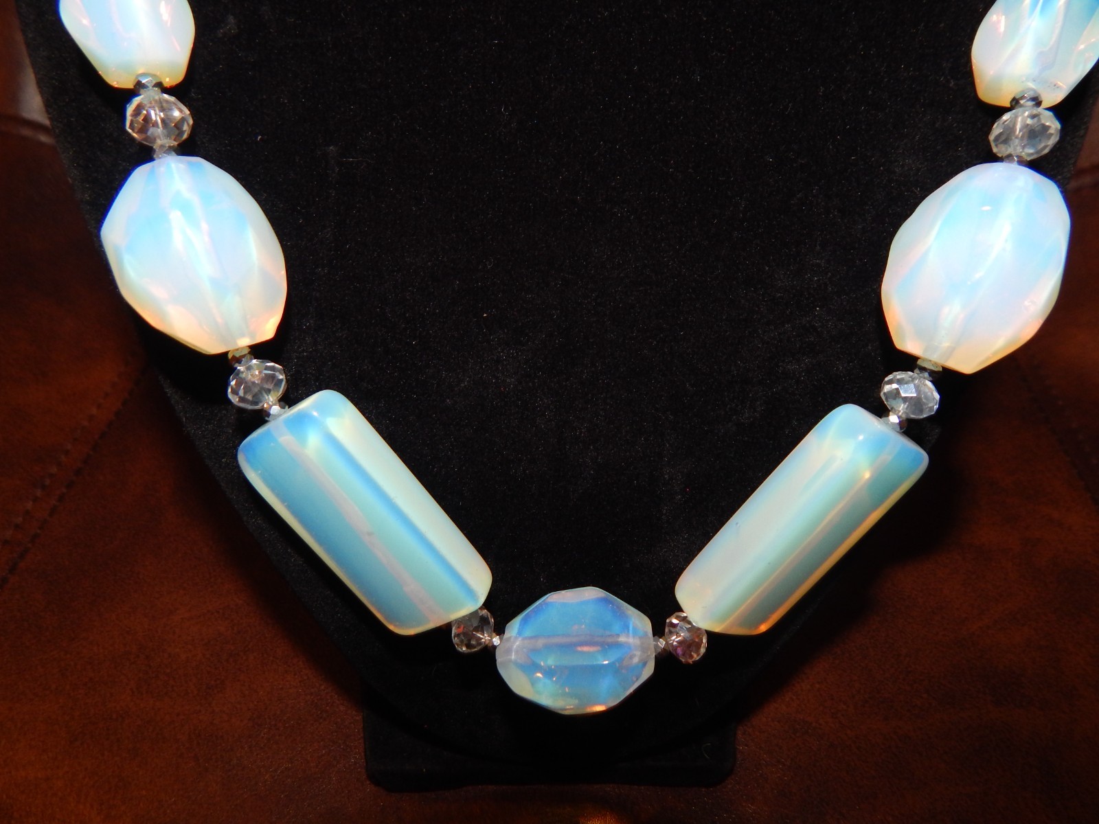opalite necklace womans (H)