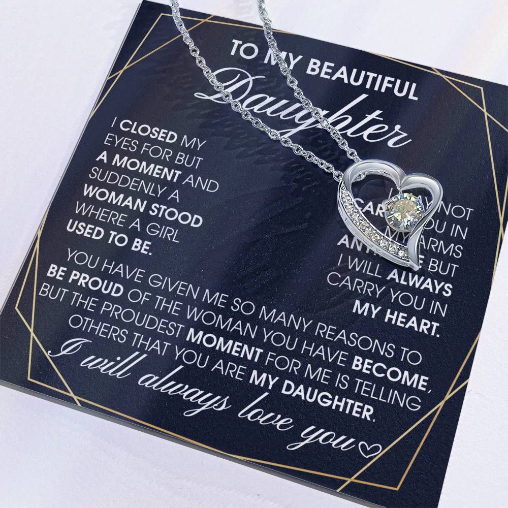 My Daughter, Daughter Necklace Jewelry, Gift For Daughter From Dad