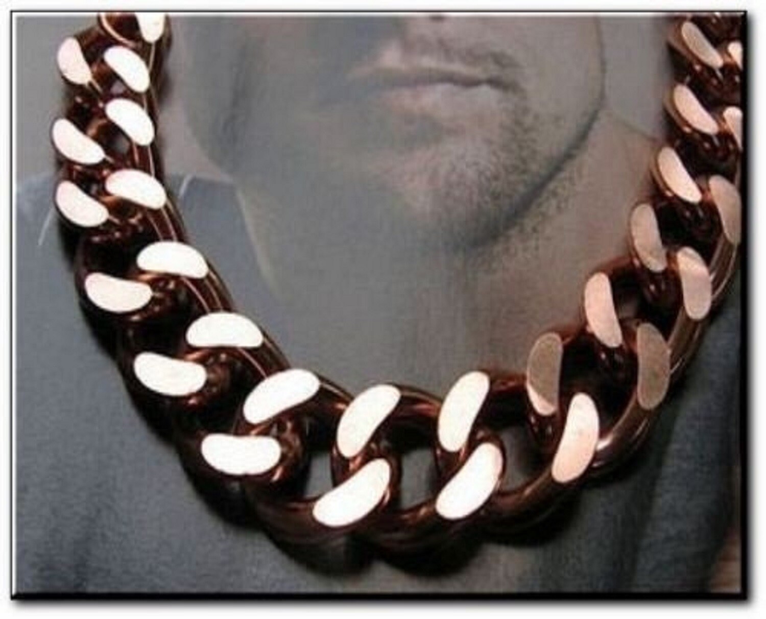 Solid Copper Chain CN639G – 5/8 of an inch wide. Available in 16 to 30 inches.