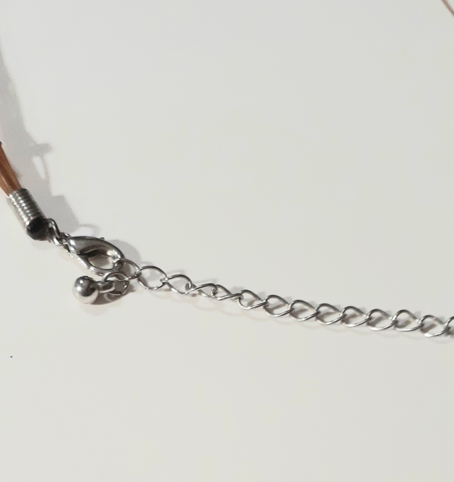 New Necklace Beaded Invisible Floating Necklace Various Copper Colors 16” – 19″