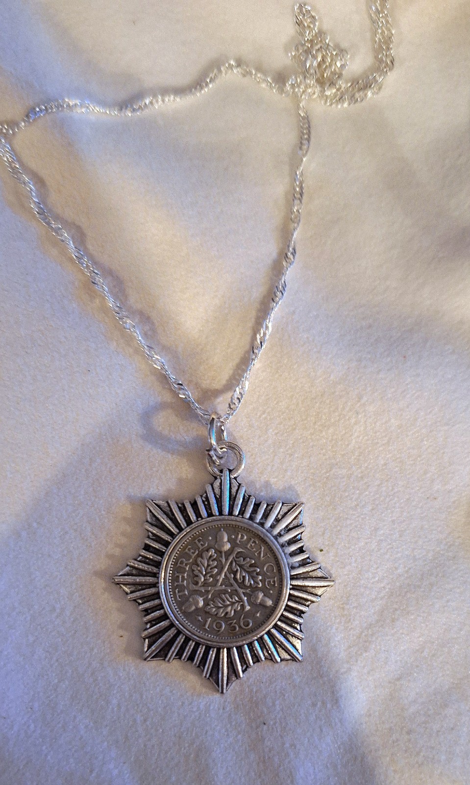 3 Pence Coin Pendant