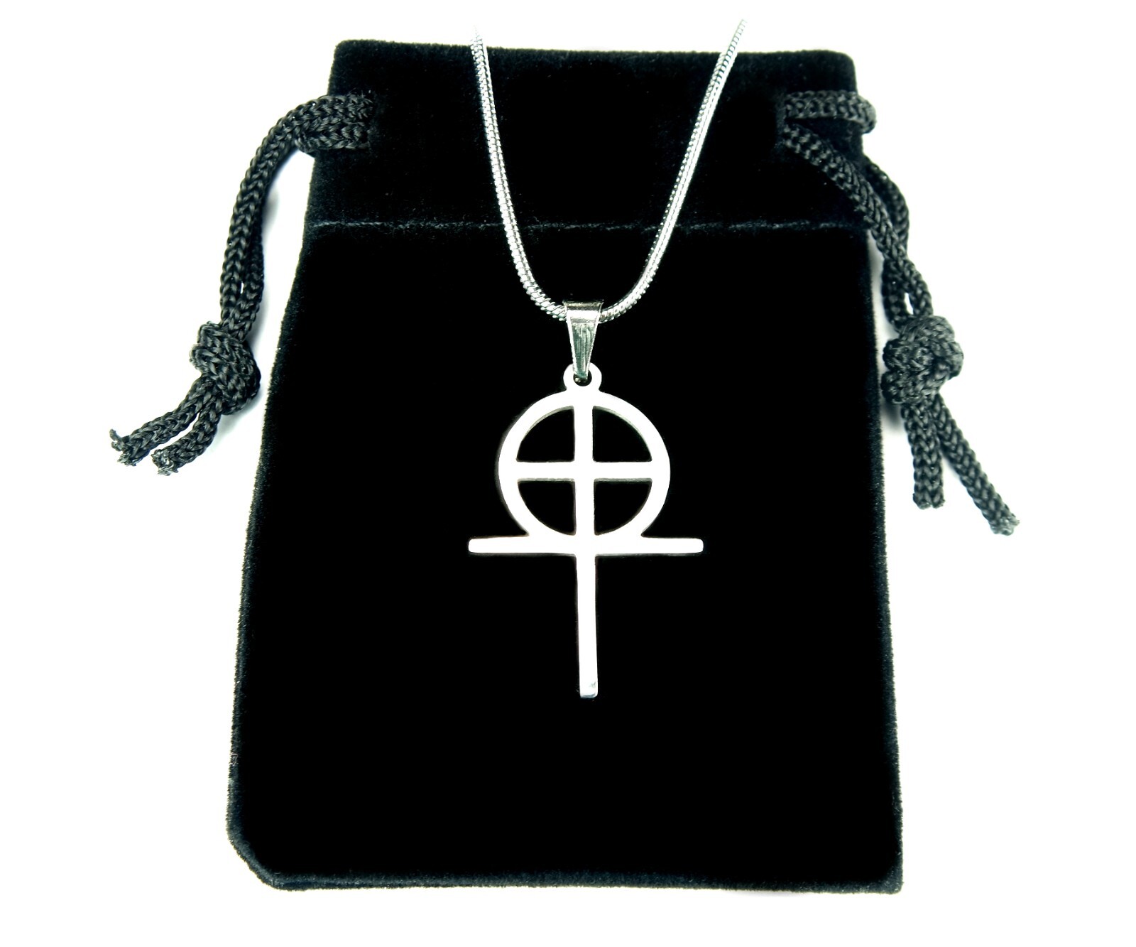Coptic Cross Necklace or Earrings, Stainless Egyptian Christian Charm Gift