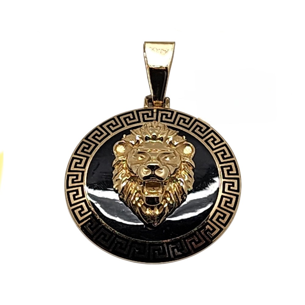 10K Yellow Gold Medallion Pendant