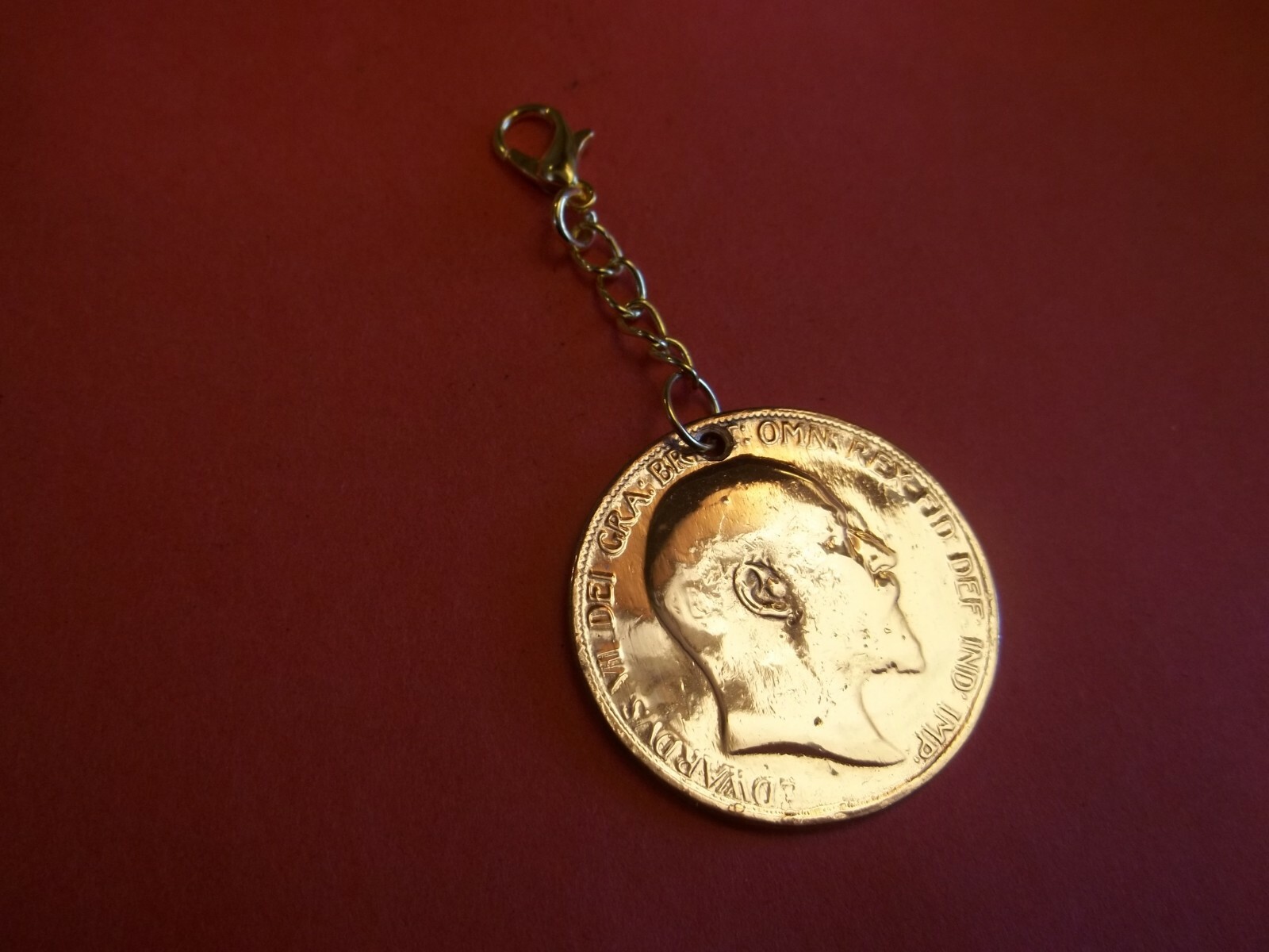 PENNY COIN – BRITANNIA – HIGHLY POLISHED PENDANT / CHARM – 1896 to 1967