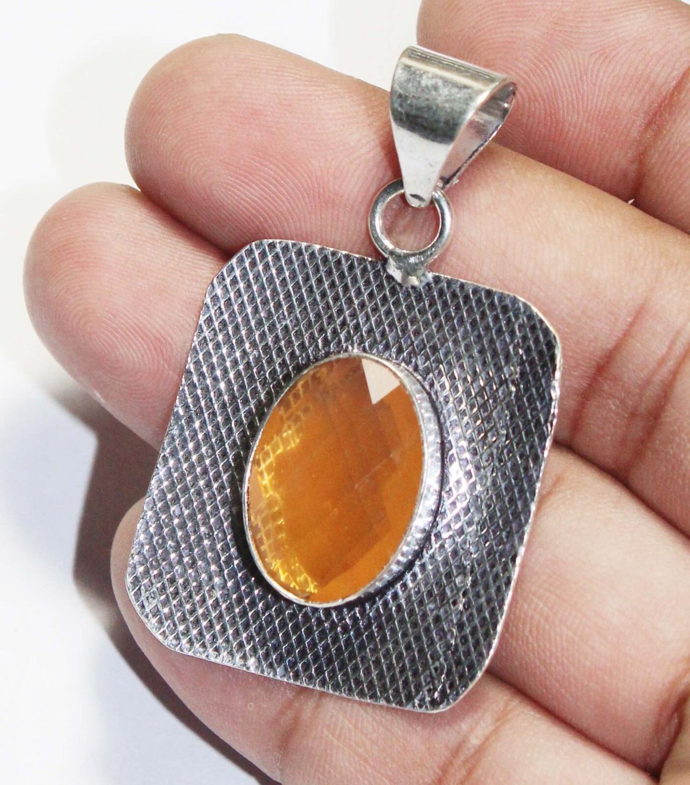 Hydro Onyx Oval Shape Gemstone Handmade Pendant Jewelry Pendant Size 1.5 inches