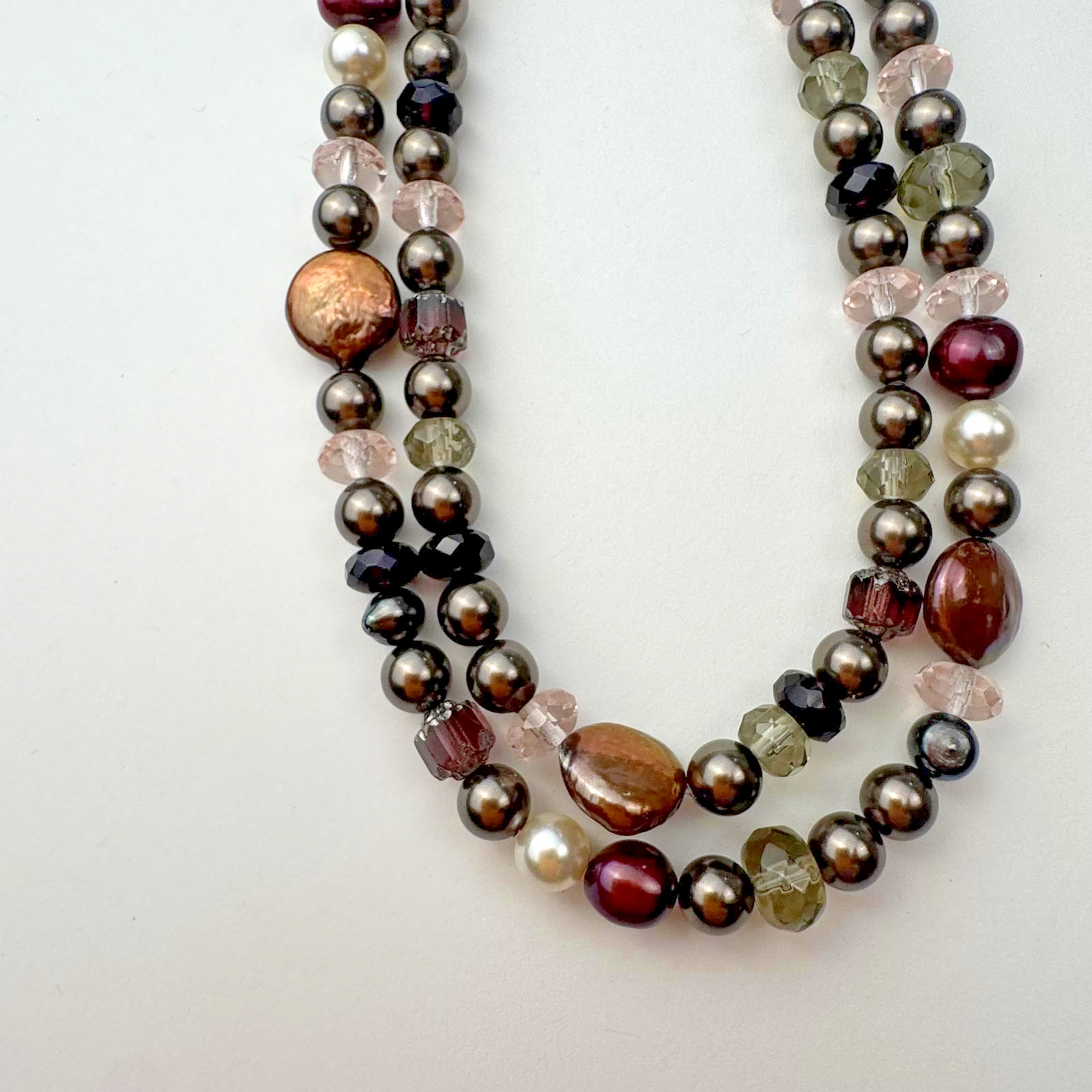 Coldwater Creek Multi-Strand Beaded Necklace