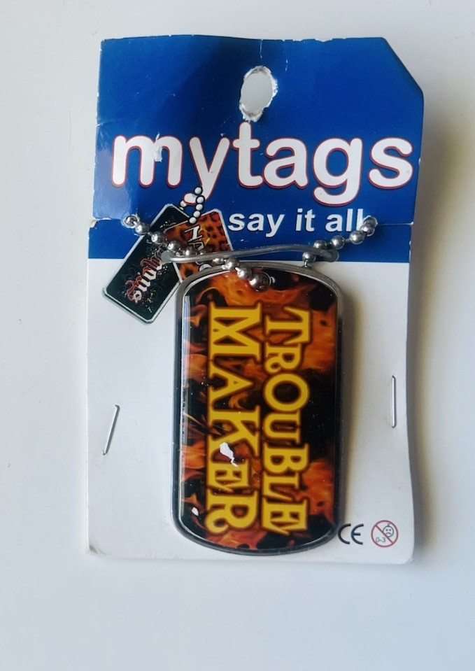 My-tags Say it All(Dog Tag Necklaces)Metal-Your Select(PRINCESS-FAMOUS-ROOK Star