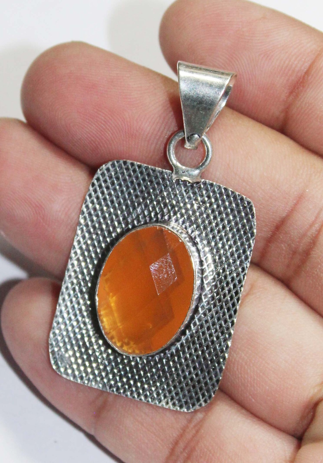 Hydro Onyx Oval Shape Gemstone Handmade Pendant Jewelry Pendant Size 1.5 inches