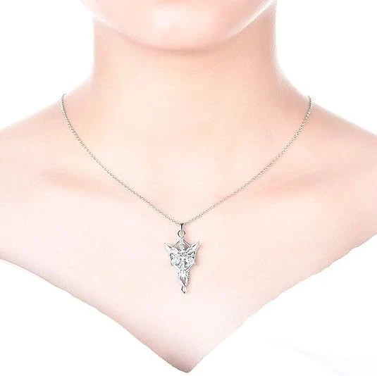 Arwen Evenstar Necklace – Lord of the Rings Pendant Jewelry for Women