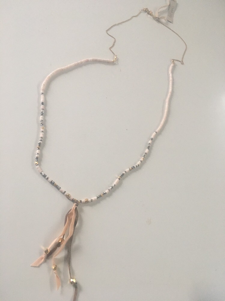 Chan Luu NWT Sterling Silver 18ktGP 32″ pink Mix Semiprecious Stone Necklace