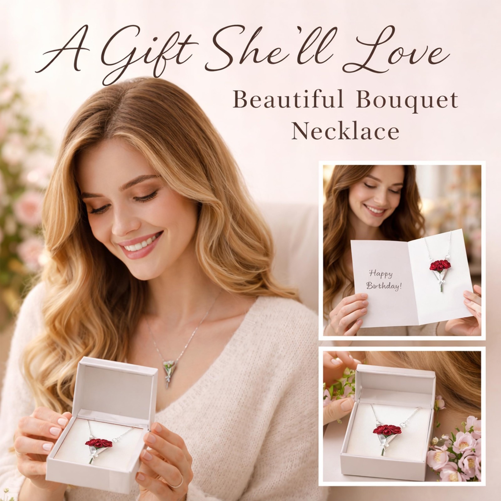 DIY Floral Vase Necklace – Elegant Flower Holder Pendant for Weddings, Prom & Gr