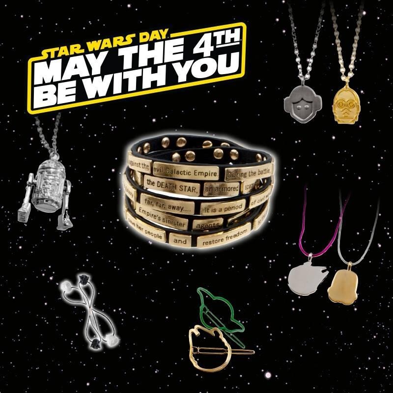 STAR WARS JEWELRY Officially Licensed NECKLACE / EARRINGS/ BRACELETS / HAIR TIES