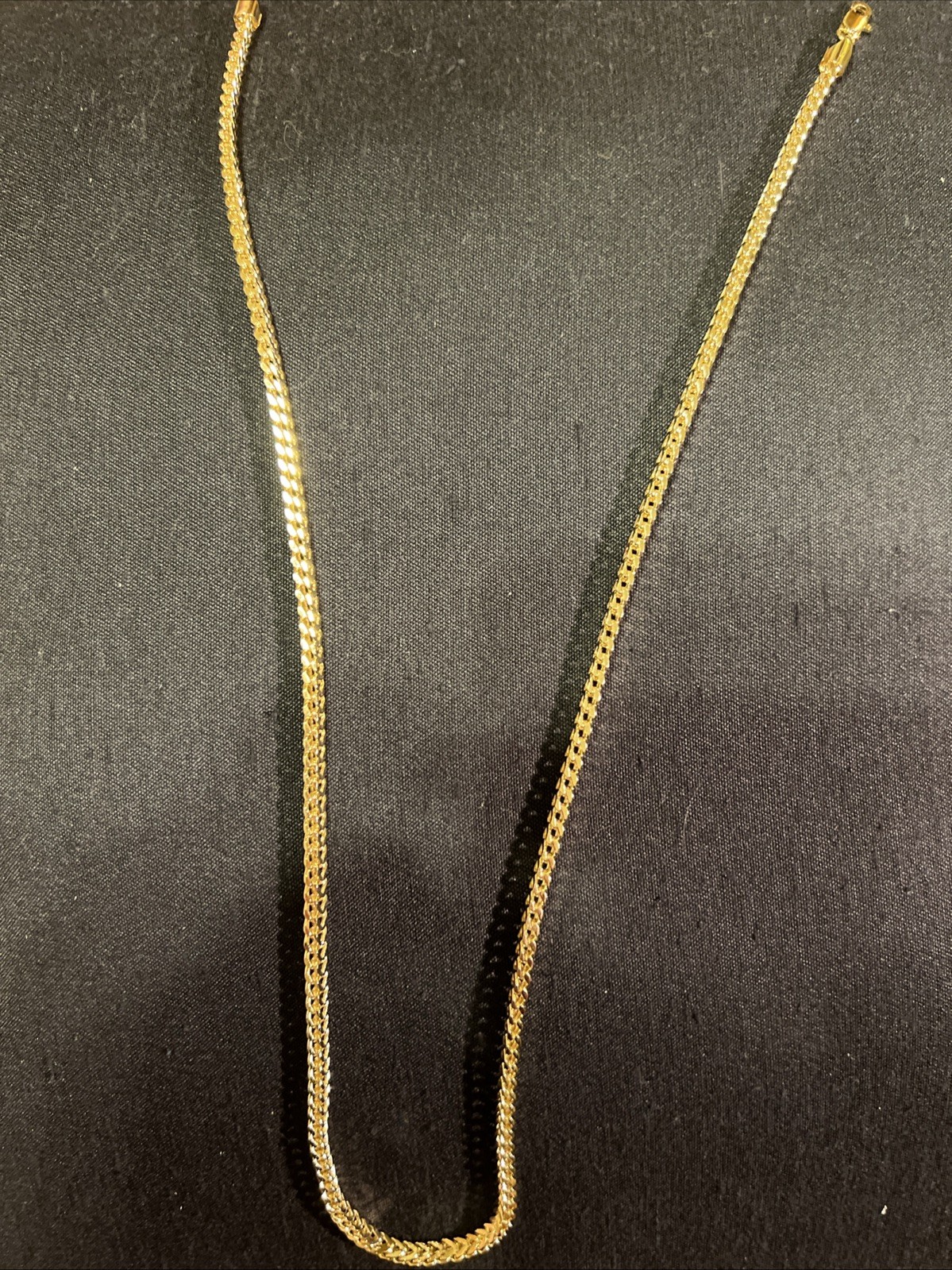 24INCH FRANCO 14KT GOLD ELECTROPLATED 10X HIGH QUALITY