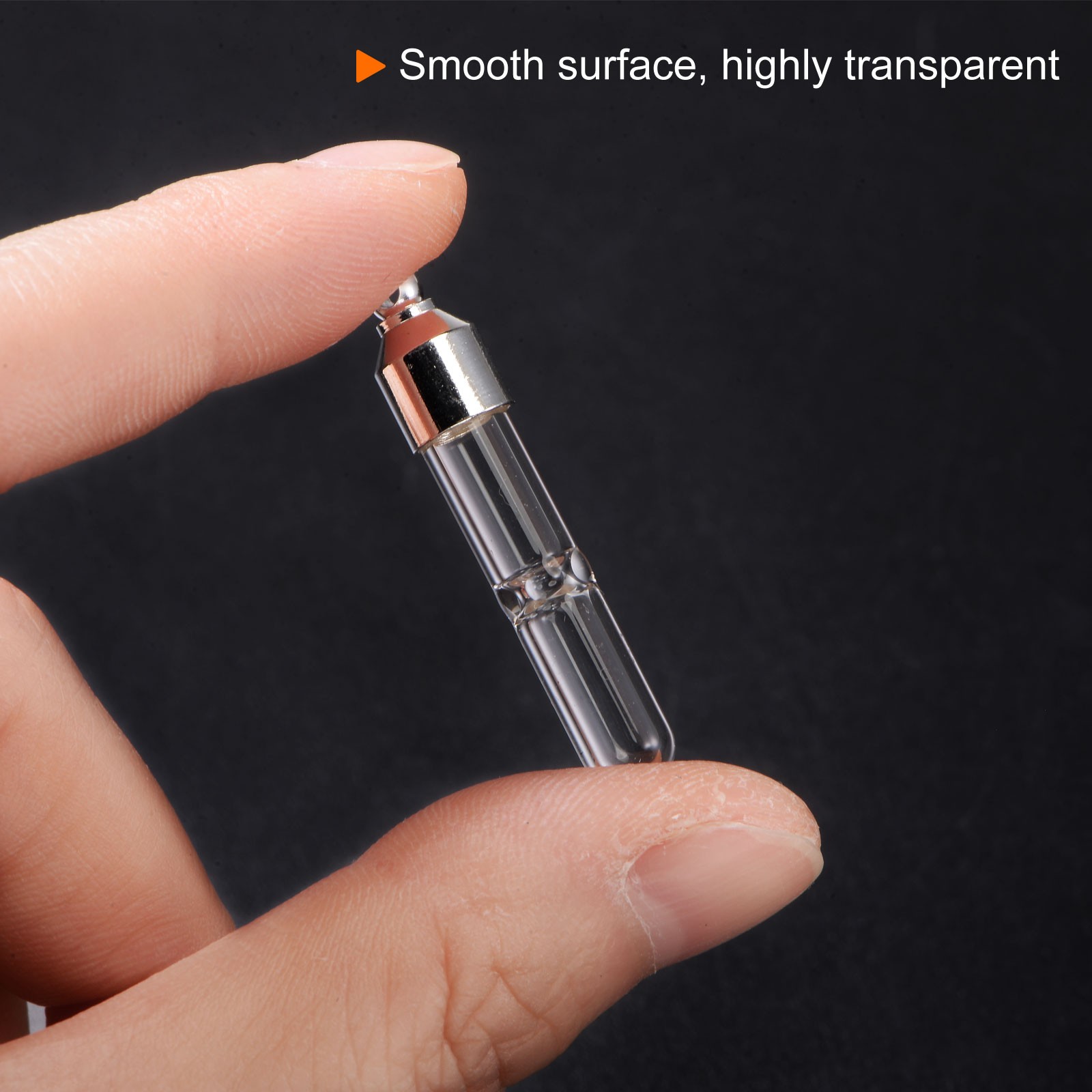 5pcs Name on Rice Glass Vial Pendant Sandglass