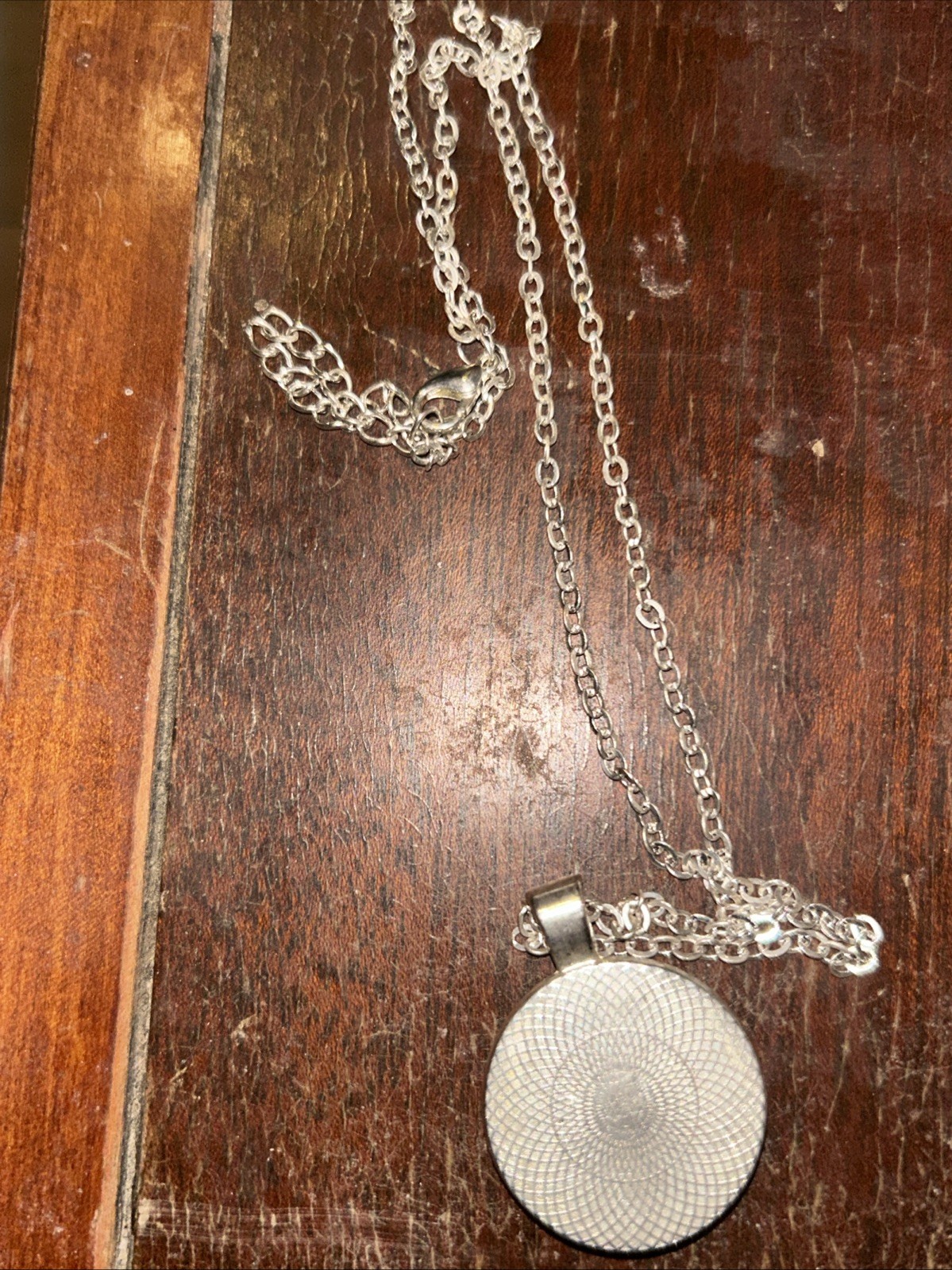RETRO FAIRY GAZING AT THE MOON NECKLACE