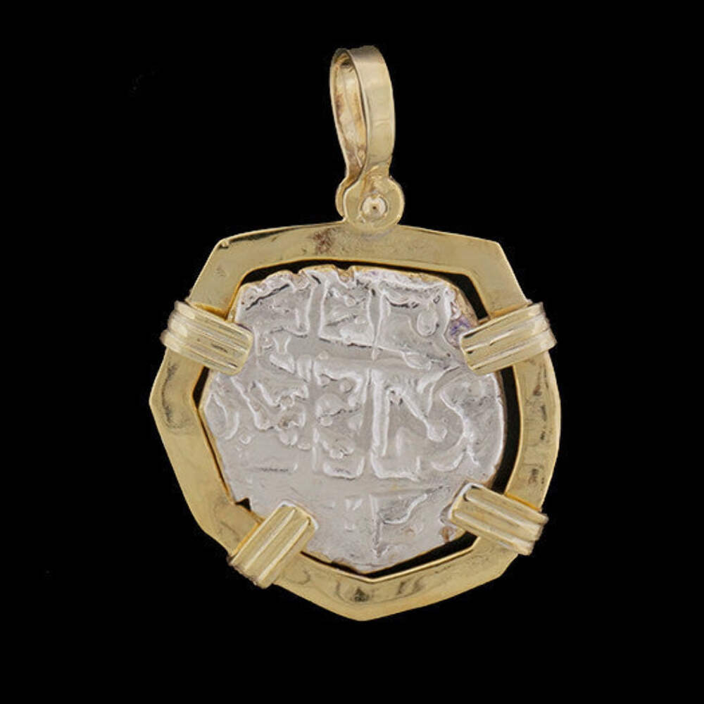 Atocha Sunken Tresure Jewelry – Odd Shape Silver Coin Pendant