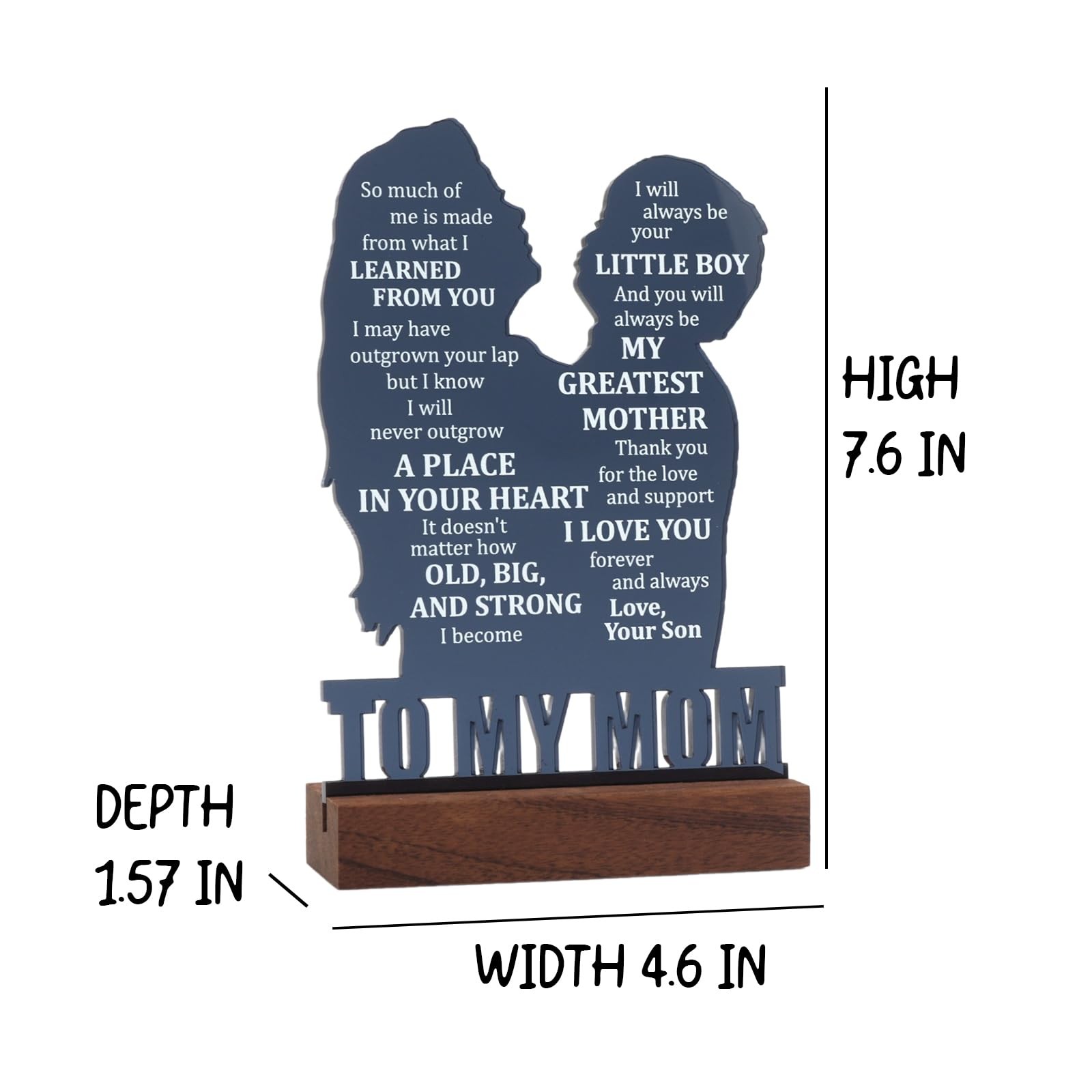 Christmas Gift for Mom Mother, Mom Gifts for Mothers Day from Son, Birthday Gift