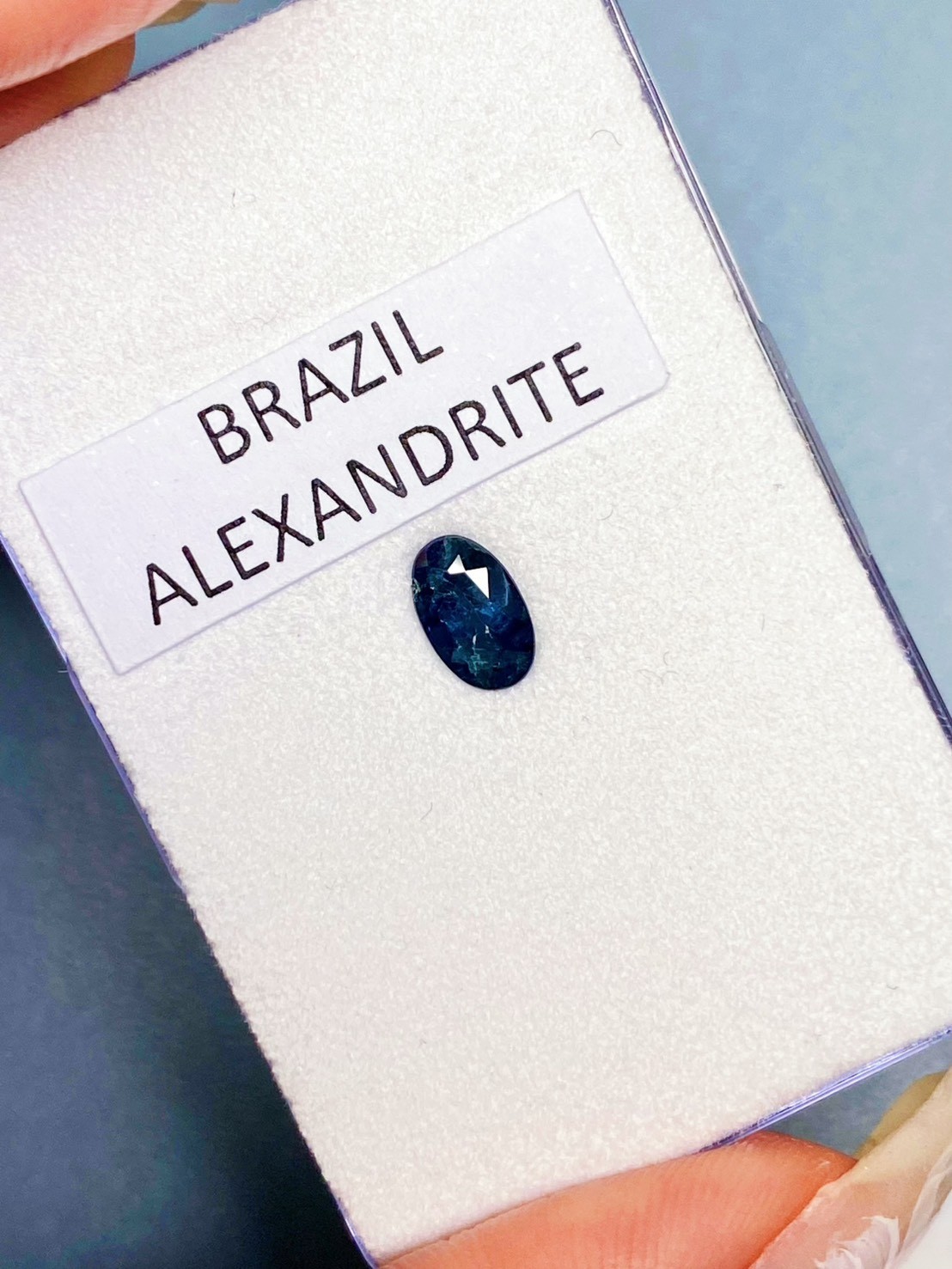 [jerseychou] Natural alexandrite 0.92ct,Brazil