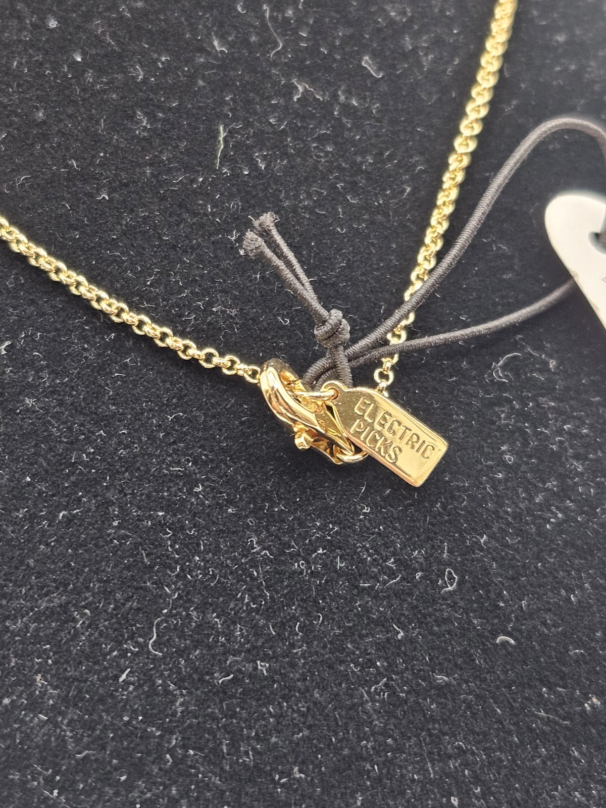 NWT Electric Picks SISWIM Sports Illustrated Goldtone NECKLACE