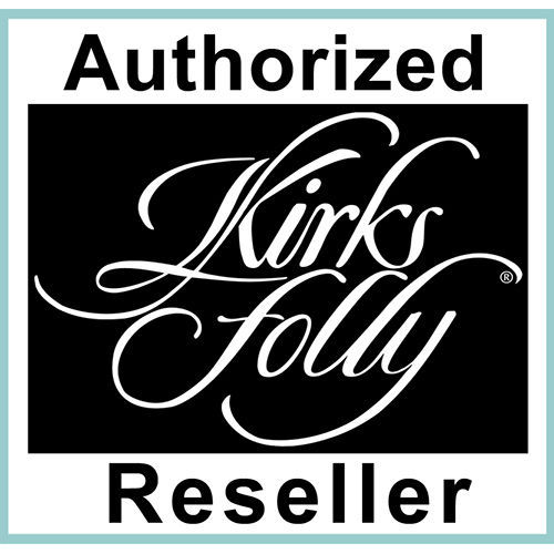 Kirks Folly Celtic Knot 25mm Sweetheart Illusion SeaviewMoon Foldover Pendant ST