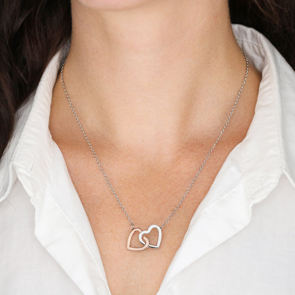 To My Wife Necklace, Wife Birthday Anniversary Gift, Heart Pendant Gift For Wife