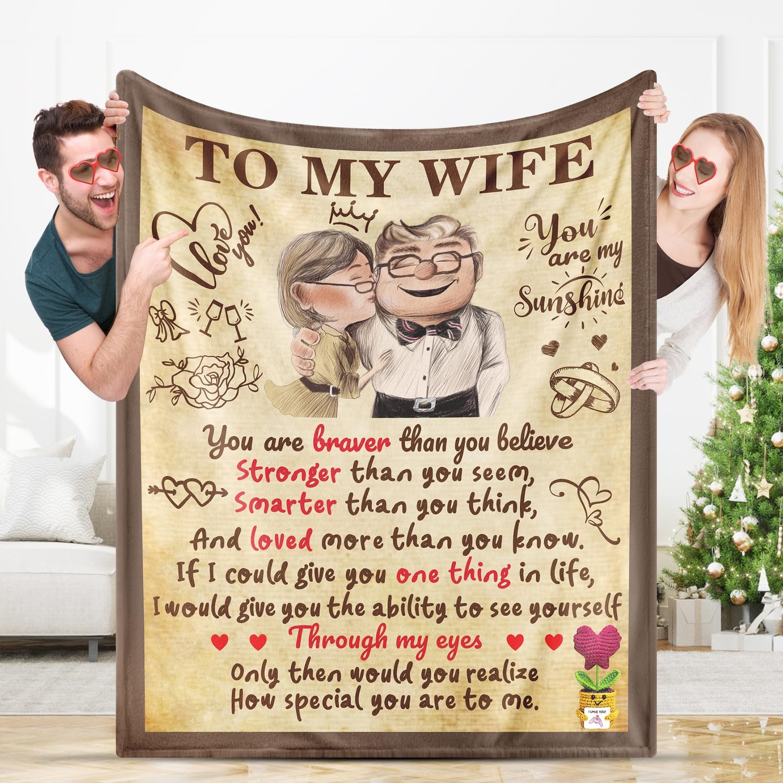 To My Wonderful Wife Valentine Gifts For Her Birthday Anniversary Present Love