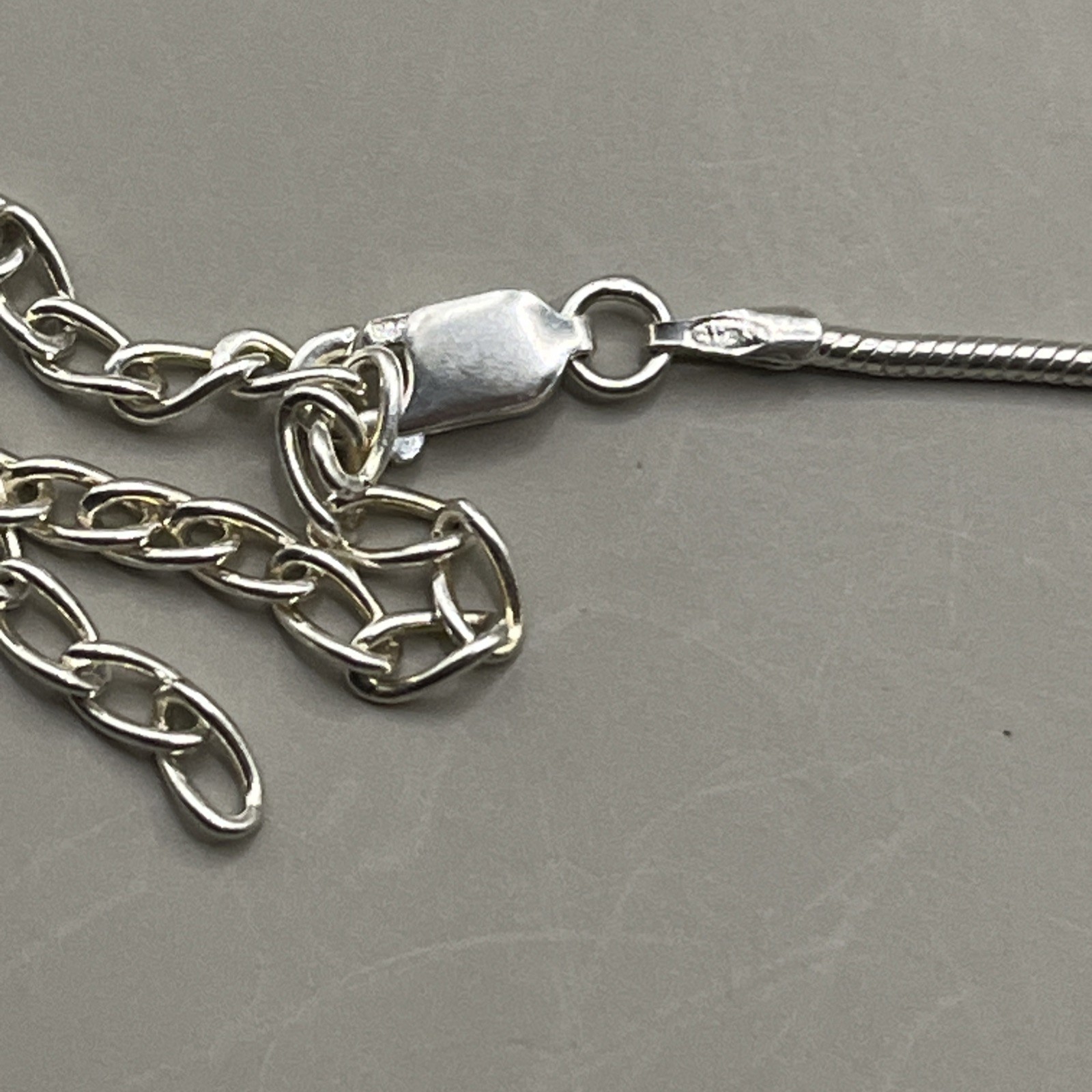 925 Sterling Silver Elephant Harmony Pendant Necklace AVON