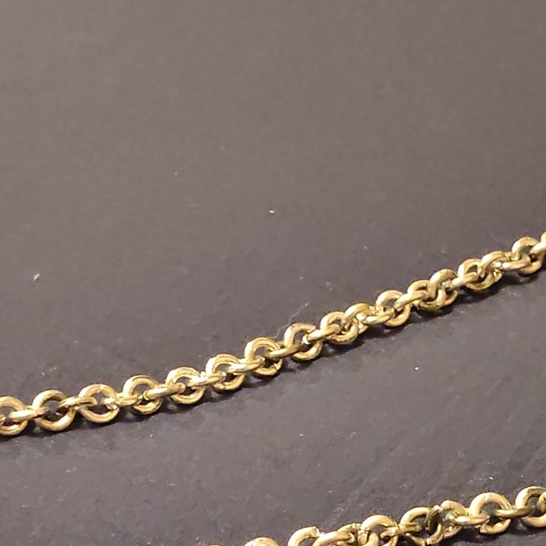 240 Gram Tantalum Iridium Platinum Cable Chain 30′ Length 80/11/9%