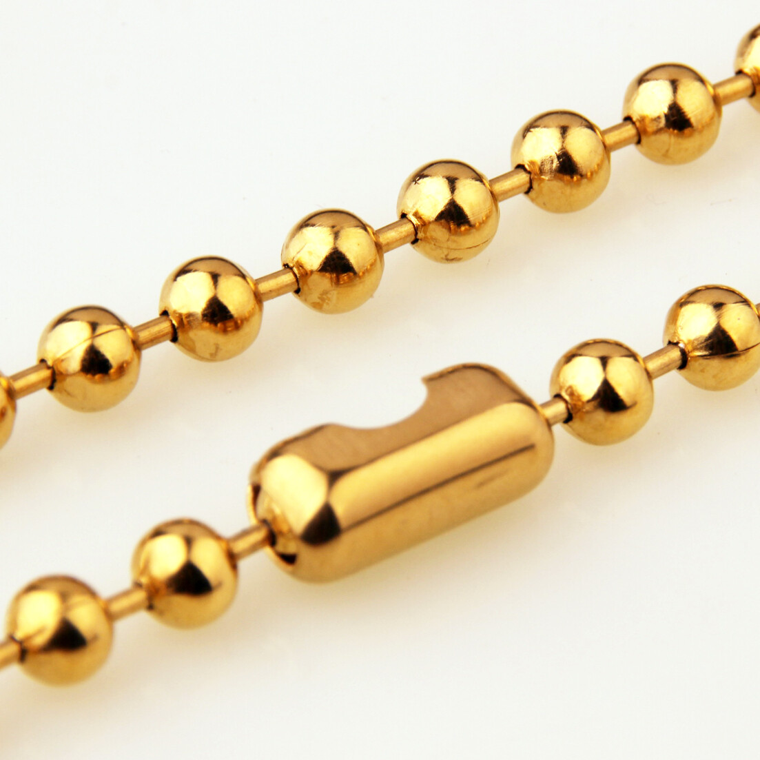 8/10/12mm Punk Cool Stainless Steel Ball Chain Necklace Choker Jewelry for Men
