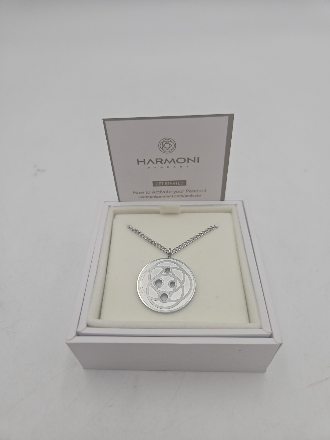 Harmoni Pendant Single Large Stainless Steel EMF Protection Necklace