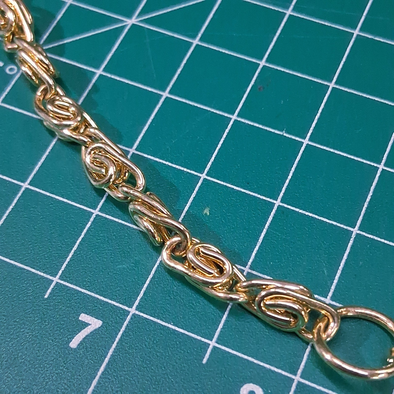 Polished Thick 35” Wheat, Snail & Double Link Rolo Chain Necklace