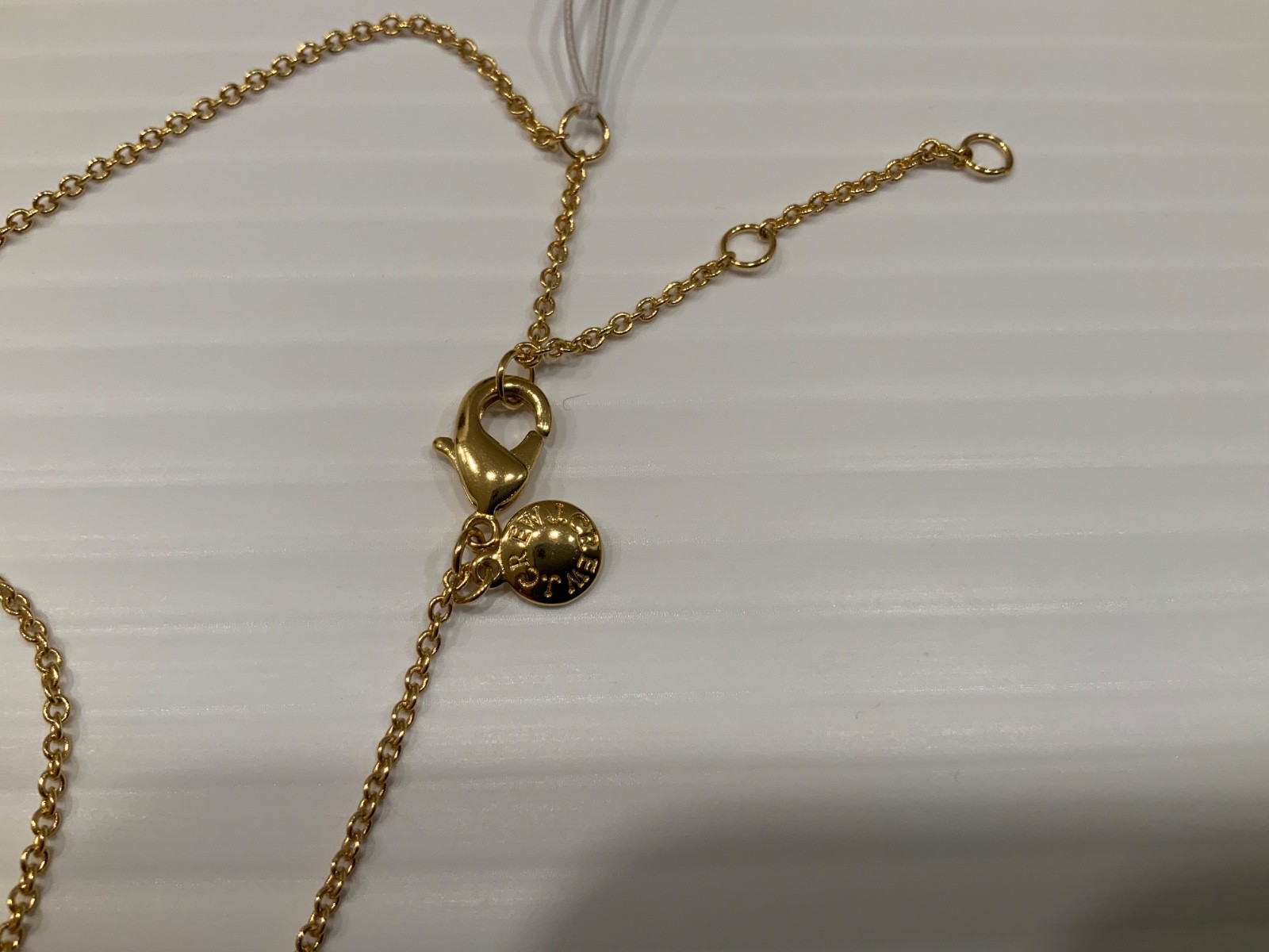 J.Crew Women’s NWT Cherry Charm Necklace With Pouch