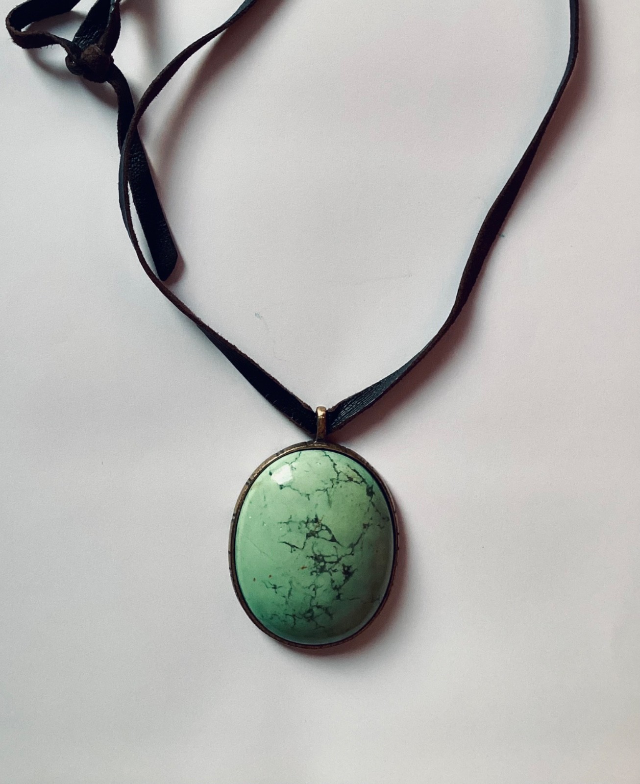 Guess Brand Reversible Pendant Necklace Boho Hippie Mushrooms and Sun