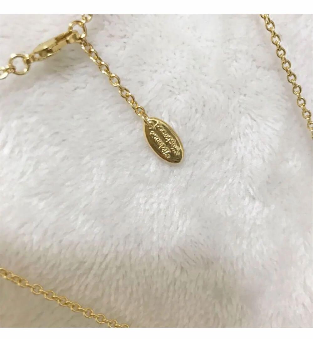 Dorina Moon Orb Necklace Pendant Gold Chain with drawstring