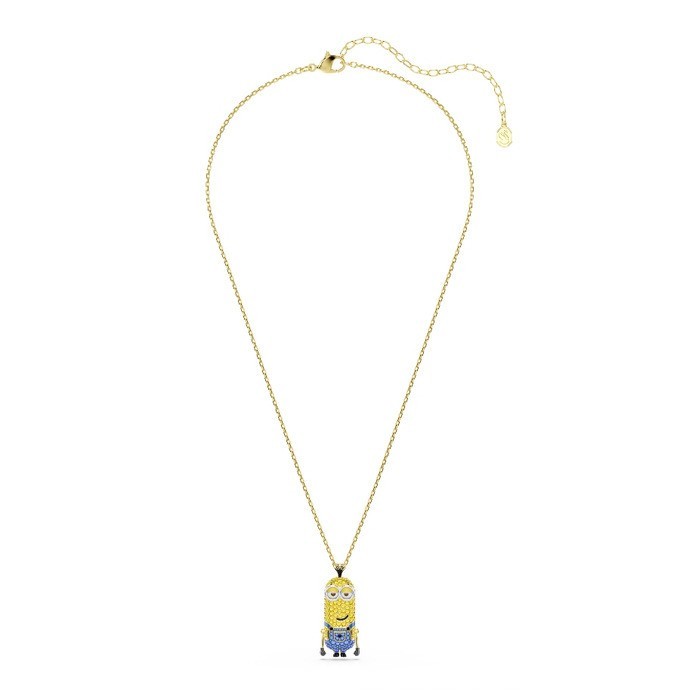 Swarovski Minions Kevin pendant, Pavé, Multicolored, Gold-tone plated 5743384