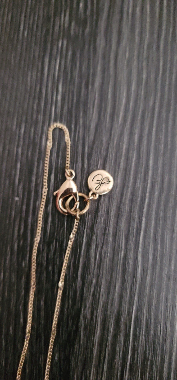 Gold Tone Spike Bar Pendant Necklace Clear Crystal Pavé Cable Chain Lobster