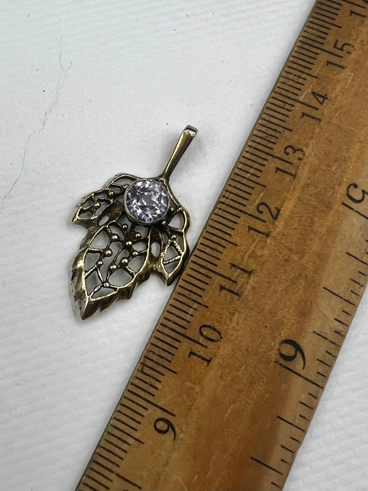 Antique pendant 1970s stone Alexandrite Silver 875 collectible model old