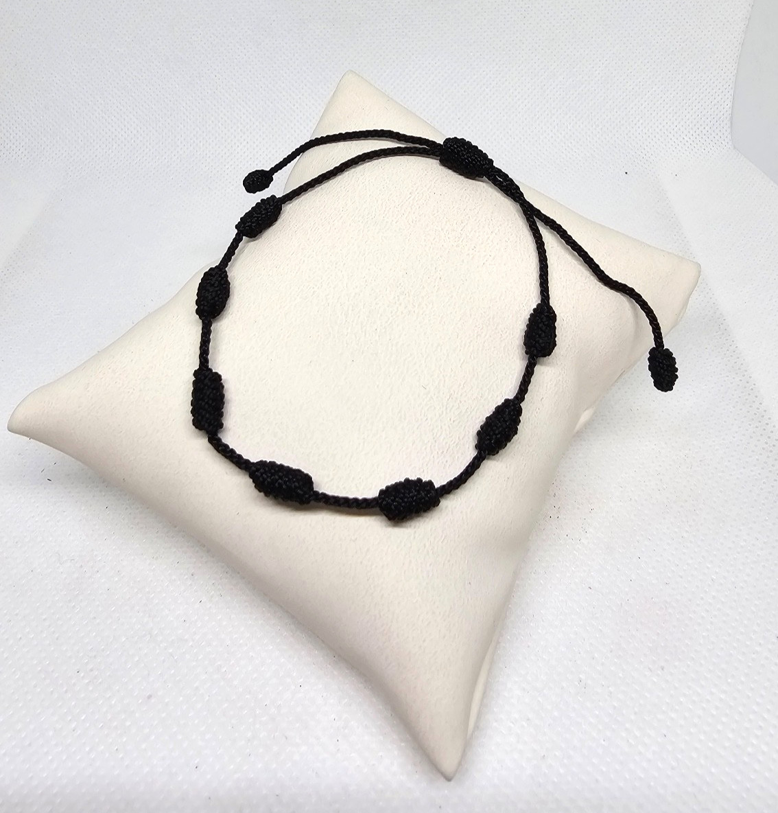 7 KNOTS BRACELET BLACK / PULSERA 7 NUDOS PARA PROTECCION ALEJA MALAS ENERGIAS