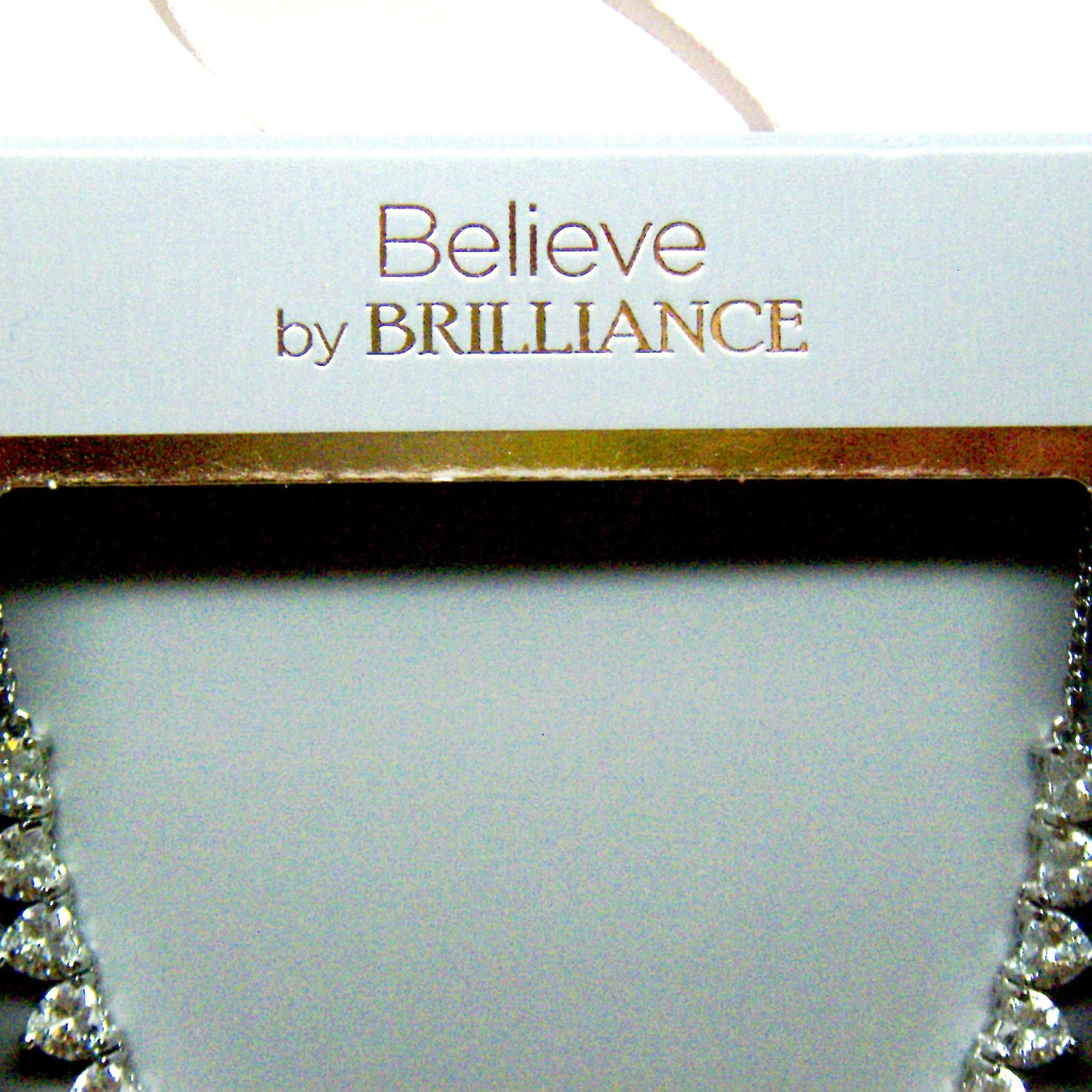 Believe by BRILLIANCE Fine Silver Plated 23 Cubic Zirconia Hearts 18+in Necklace