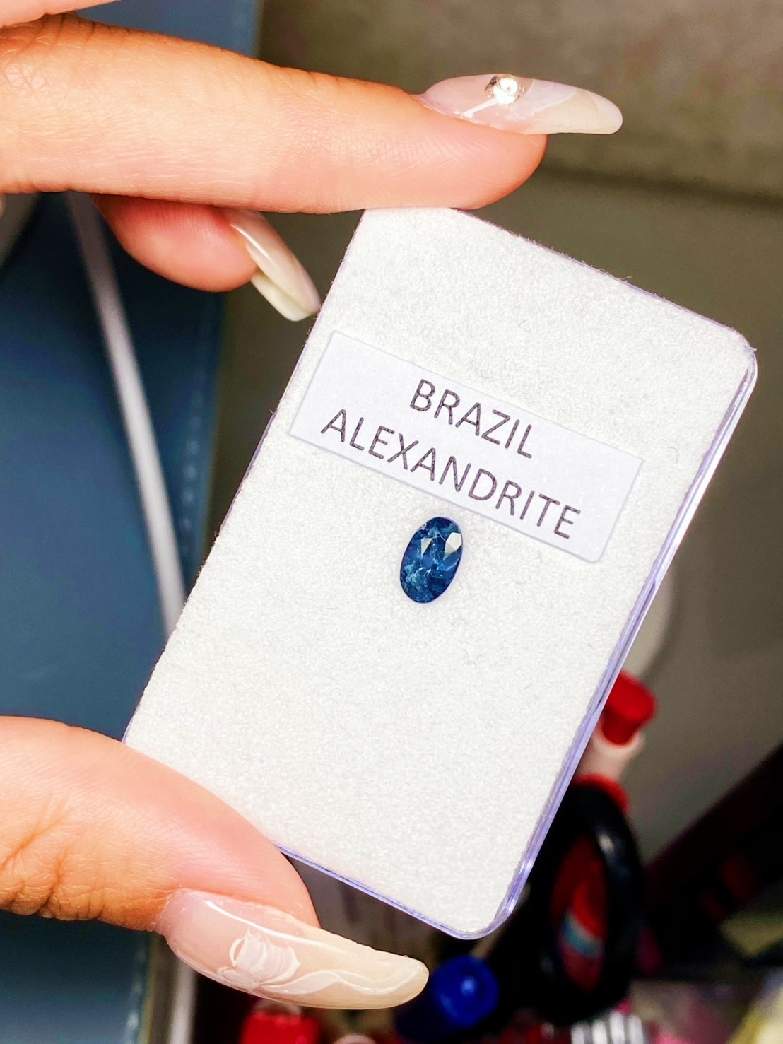 [jerseychou] Natural alexandrite 0.92ct,Brazil