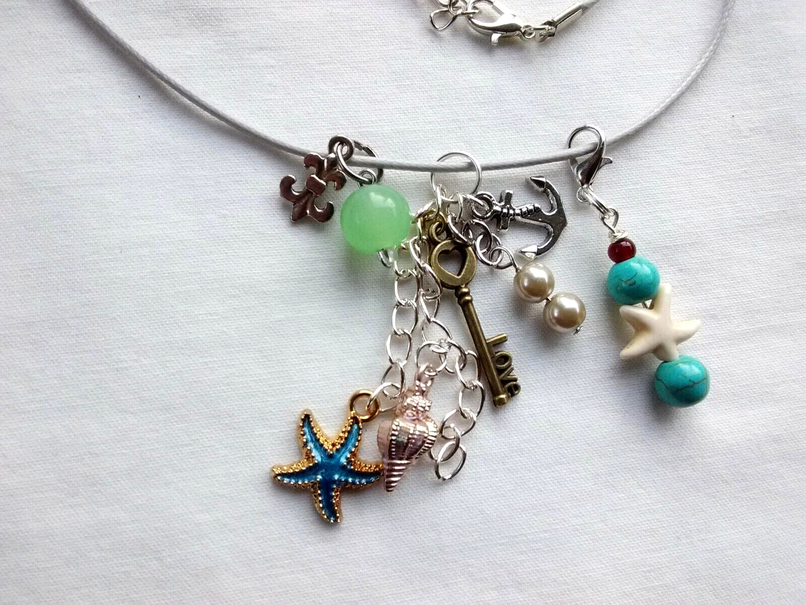 Boho Nautical Teens Women Boho Trendy Necklace 20″ Gift USA Seller New