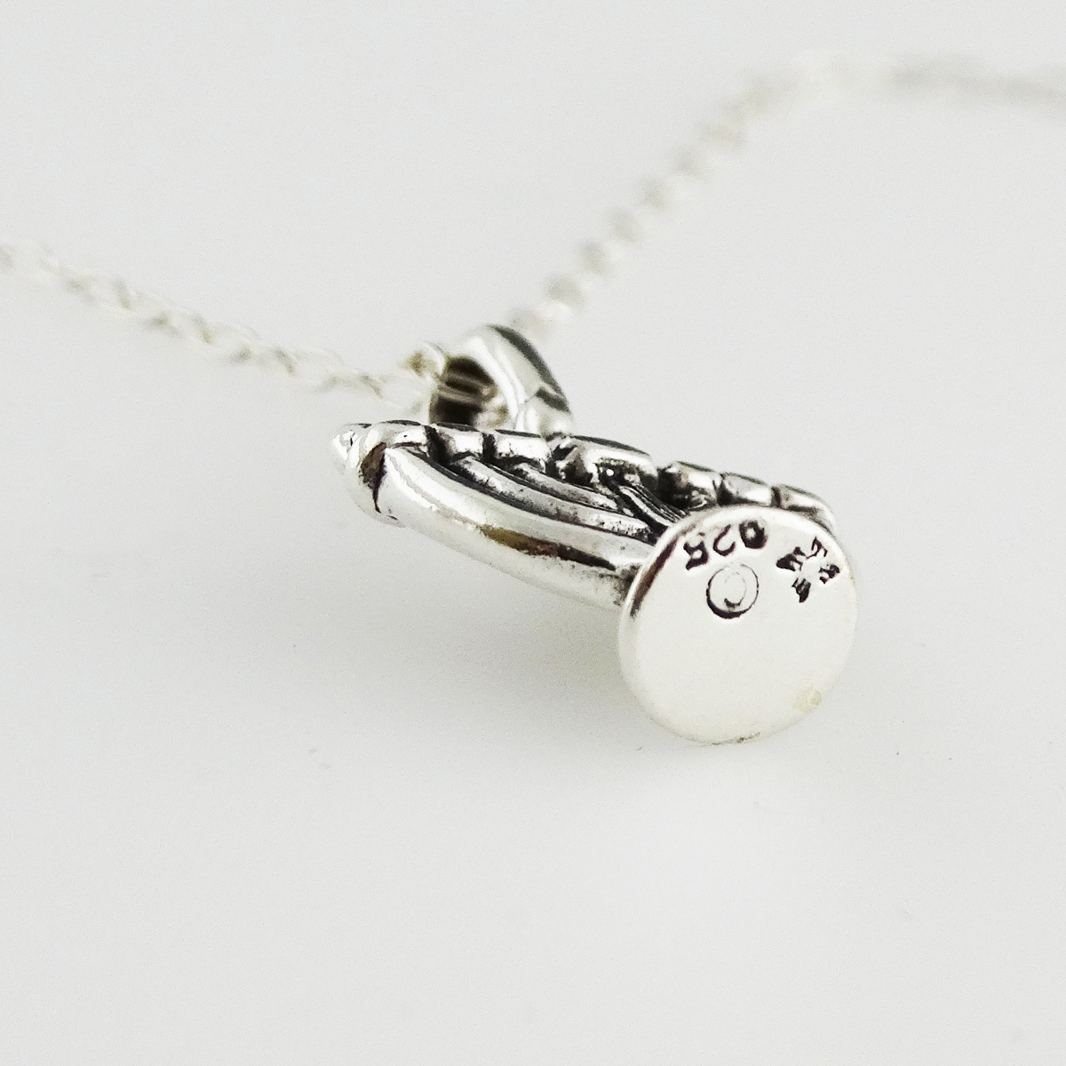 Menorah Necklace – 925 Sterling Silver – Pendant Hanukkah Jewish Festival Lights
