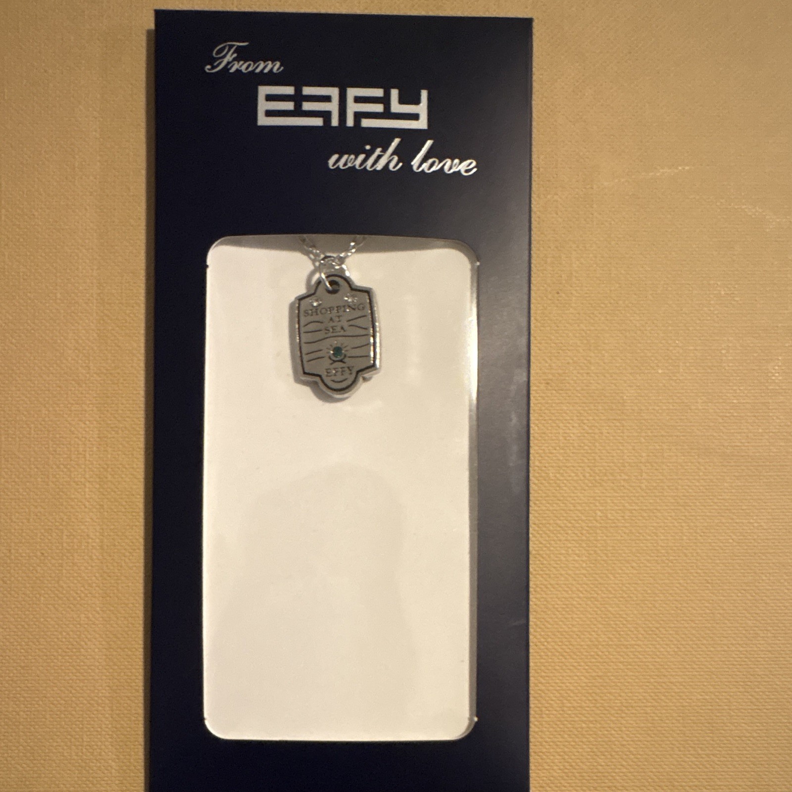 Shopping at Sea Effy Holland America Cruise Exclusive Dog Tag Pendant Necklace