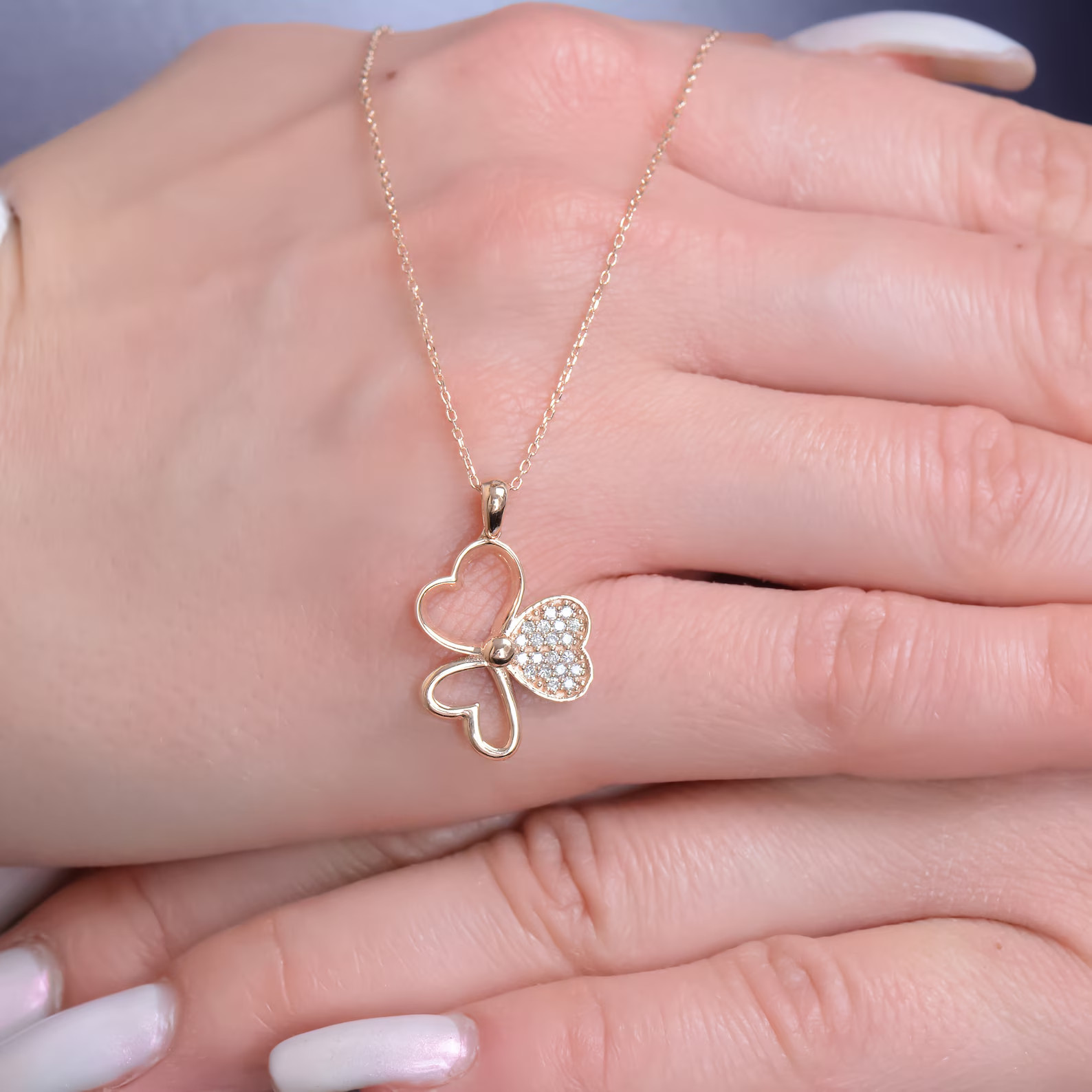 Handmade Dainty pendants, heart pendants, gold plated 925 silver pendant gifts