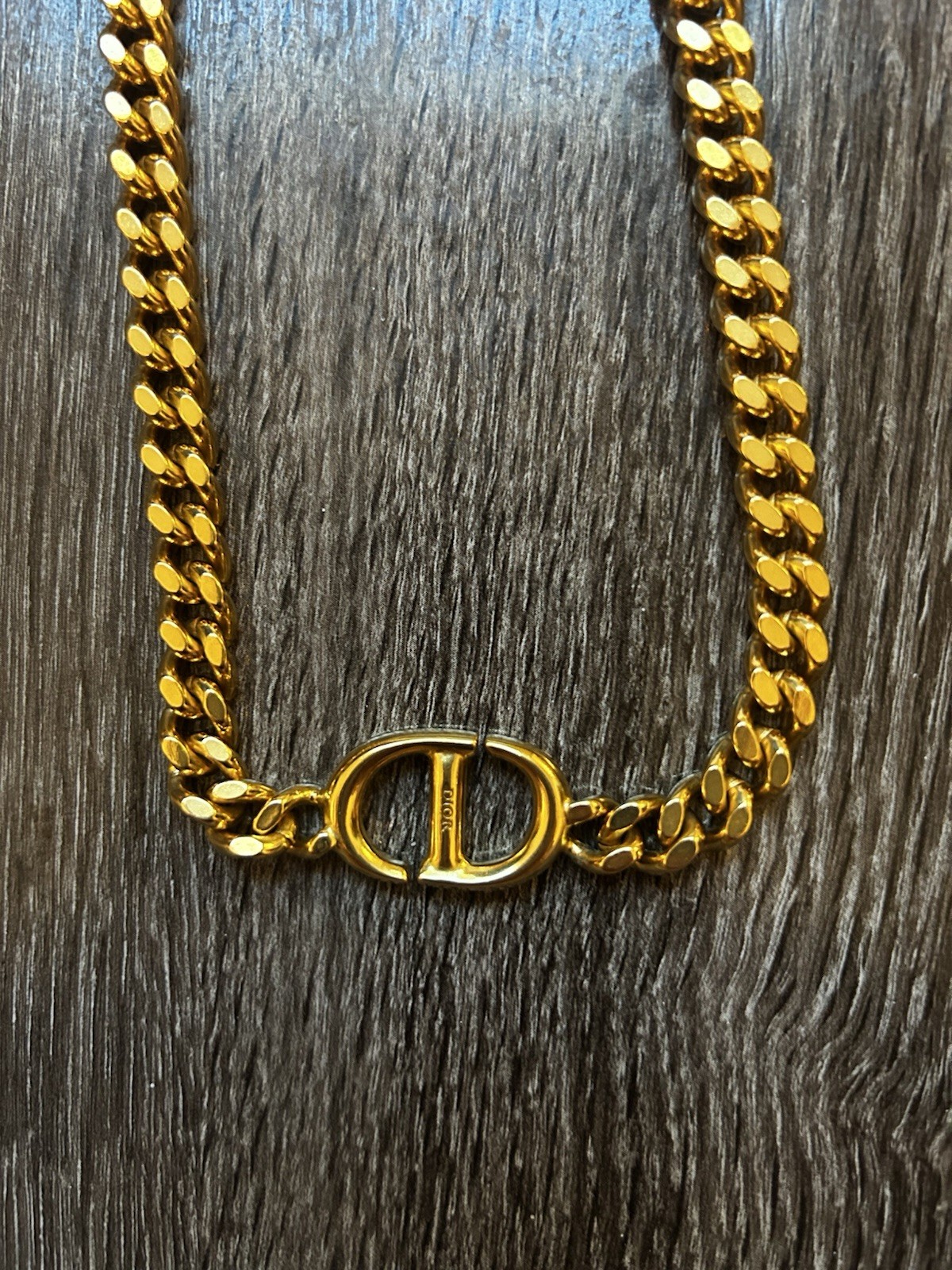 Christian Dior CD Chain Choker