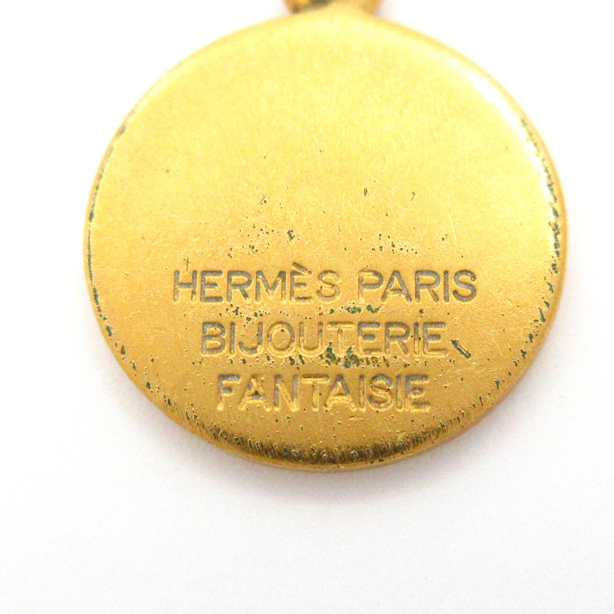 HERMES Selle Gold Hardware None Pendant Head